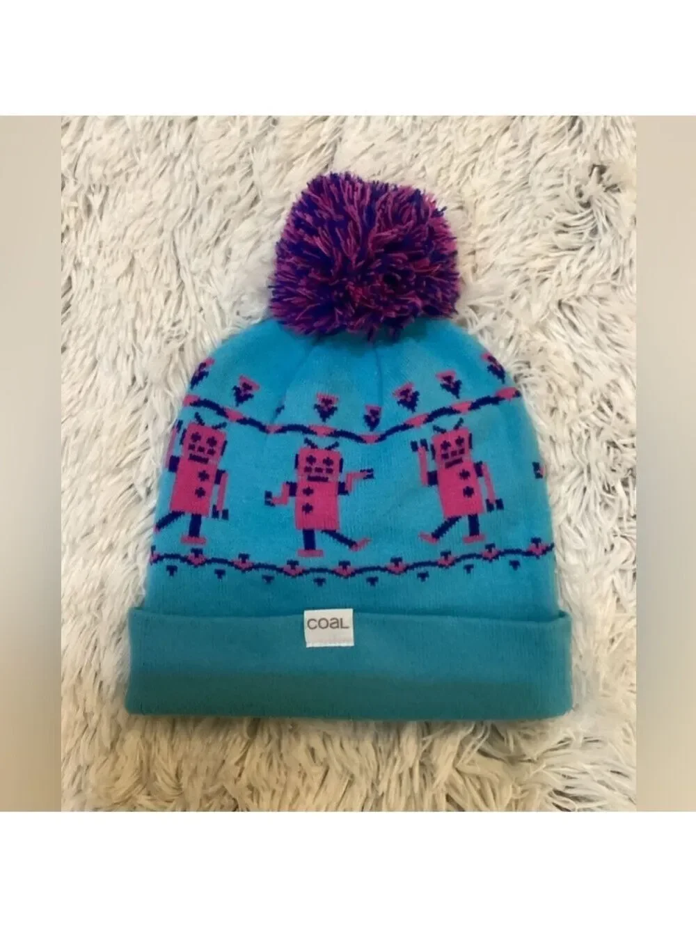 Coal The Toy Bin kids beanie with Pom Pom unisex